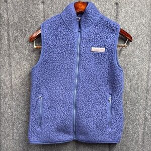 Vineyard Vines Kids Deep Blue Fleece Vest